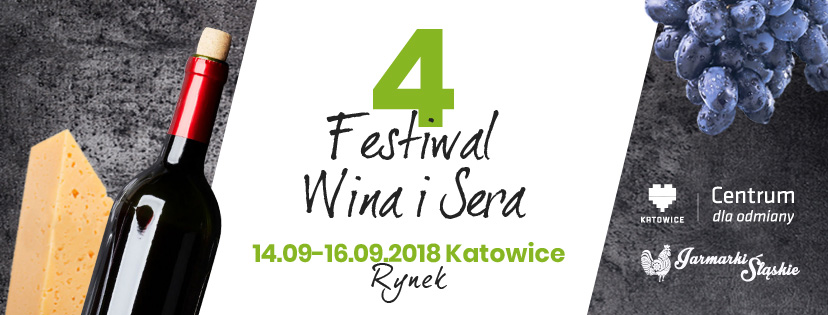 Baner Festiwalu Wina i Sera - Katowice 2018