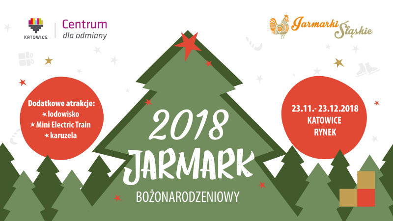 Plakat Jarmarku Bożonarodzeniowego Katowice 2018