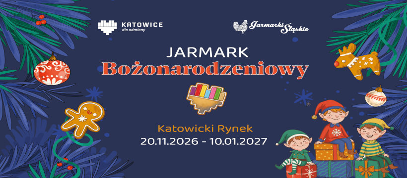 mini plakat Jarmarku Bożonarodzeniowego w Katowicach w 2026